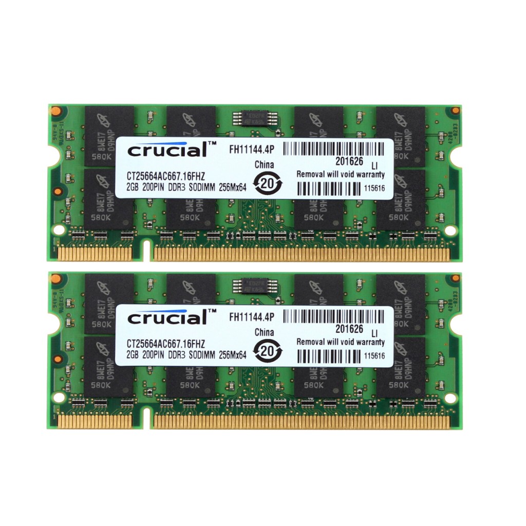 رم لپ تاپ DDR3 دو کاناله 1333 مگاهرتز کروشیال CL11 مدل SODIMM ظرفیت 4 گیگابایت رم لپ تاپ DDR3 دو کاناله 1333 مگاهرتز کروشیال CL11 مدل SODIMM ظرفیت 4 گیگابایت