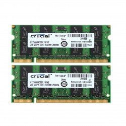 رم لپ تاپ DDR3 دو کاناله 1333 مگاهرتز کروشیال CL11 مدل SODIMM ظرفیت 4 گیگابایت