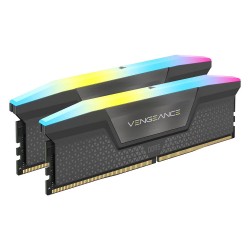 رم کامپیوتر DDR5 دو کاناله 5600 مگاهرتز CL36 کورسیر مدل VENGEANCE RGB ظرفیت 64 گیگابایت