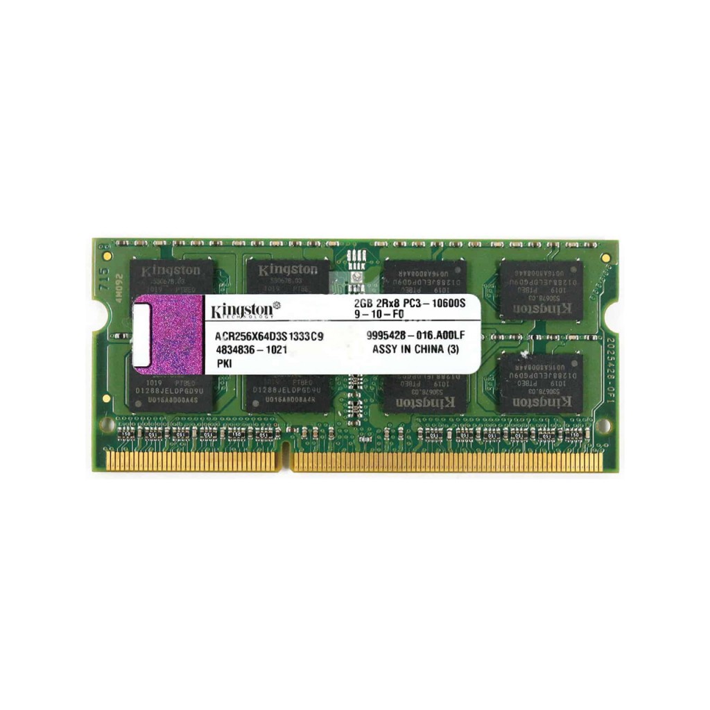 رم لپ تاپ کینگستون مدل DDR3 1333MHz 10600 ظرفیت 2 گیگابایت رم لپ تاپ کینگستون مدل DDR3 1333MHz 10600 ظرفیت 2 گیگابایت