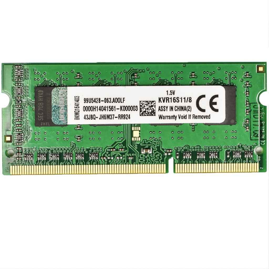 رم لپ تاپ کینگستون مدلDDR3 1600S MHz CL15 ظرفیت 8 گیگابایت رم لپ تاپ کینگستون مدلDDR3 1600S MHz CL15 ظرفیت 8 گیگابایت