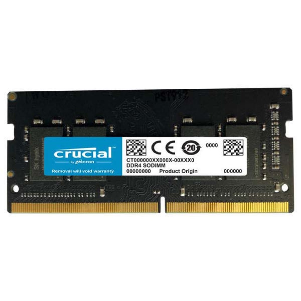 رم لپ تاپ کروشیال DDR4 تک کاناله 2400 مگاهرتز CL17 مدل Black ظرفیت 8 گیگابایت رم لپ تاپ کروشیال DDR4 تک کاناله 2400 مگاهرتز CL17 مدل Black ظرفیت 8 گیگابایت