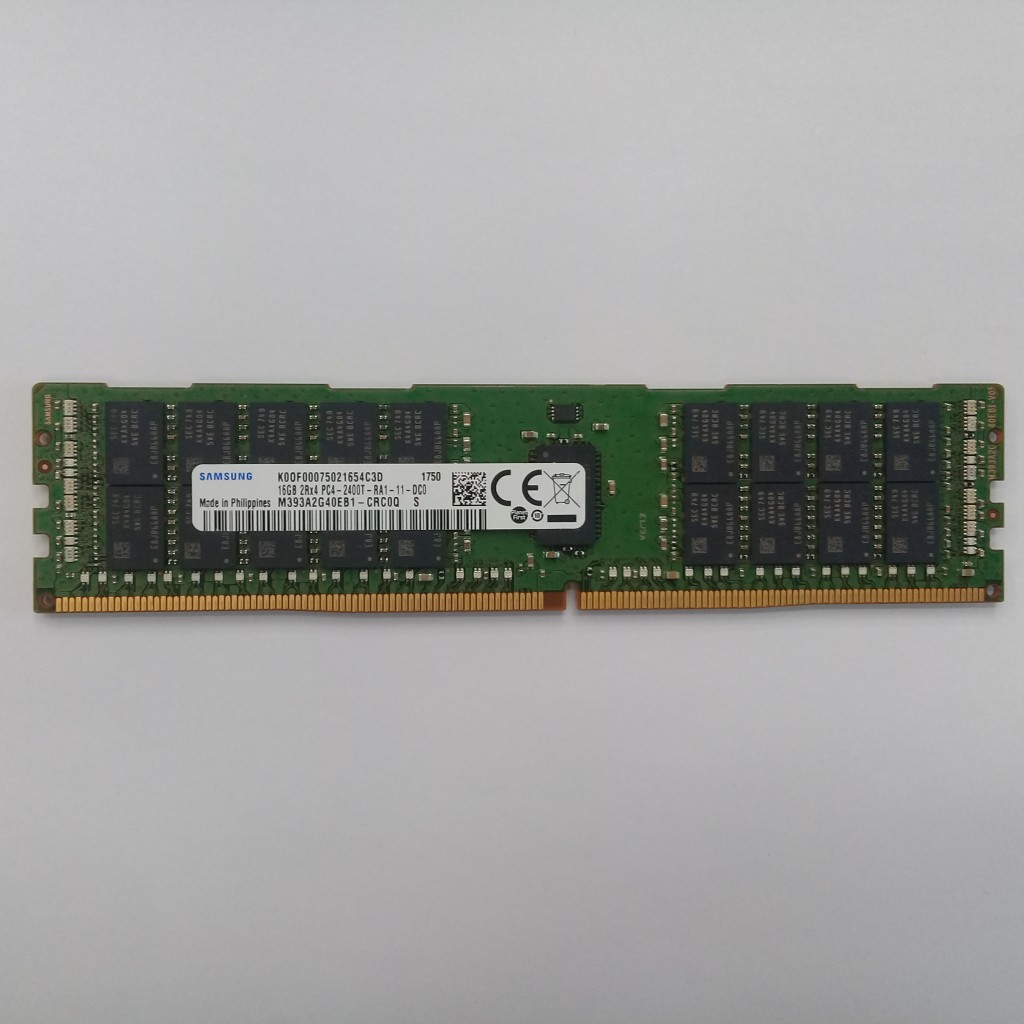 رم سرور 2400 مگاهرتز CL17 DDR4 سامسونگ PC4 مدل M393A2G40EB1-CRC ظرفیت 16 گیگابایت رم سرور 2400 مگاهرتز CL17 DDR4 سامسونگ PC4 مدل M393A2G40EB1-CRC ظرفیت 16 گیگابایت