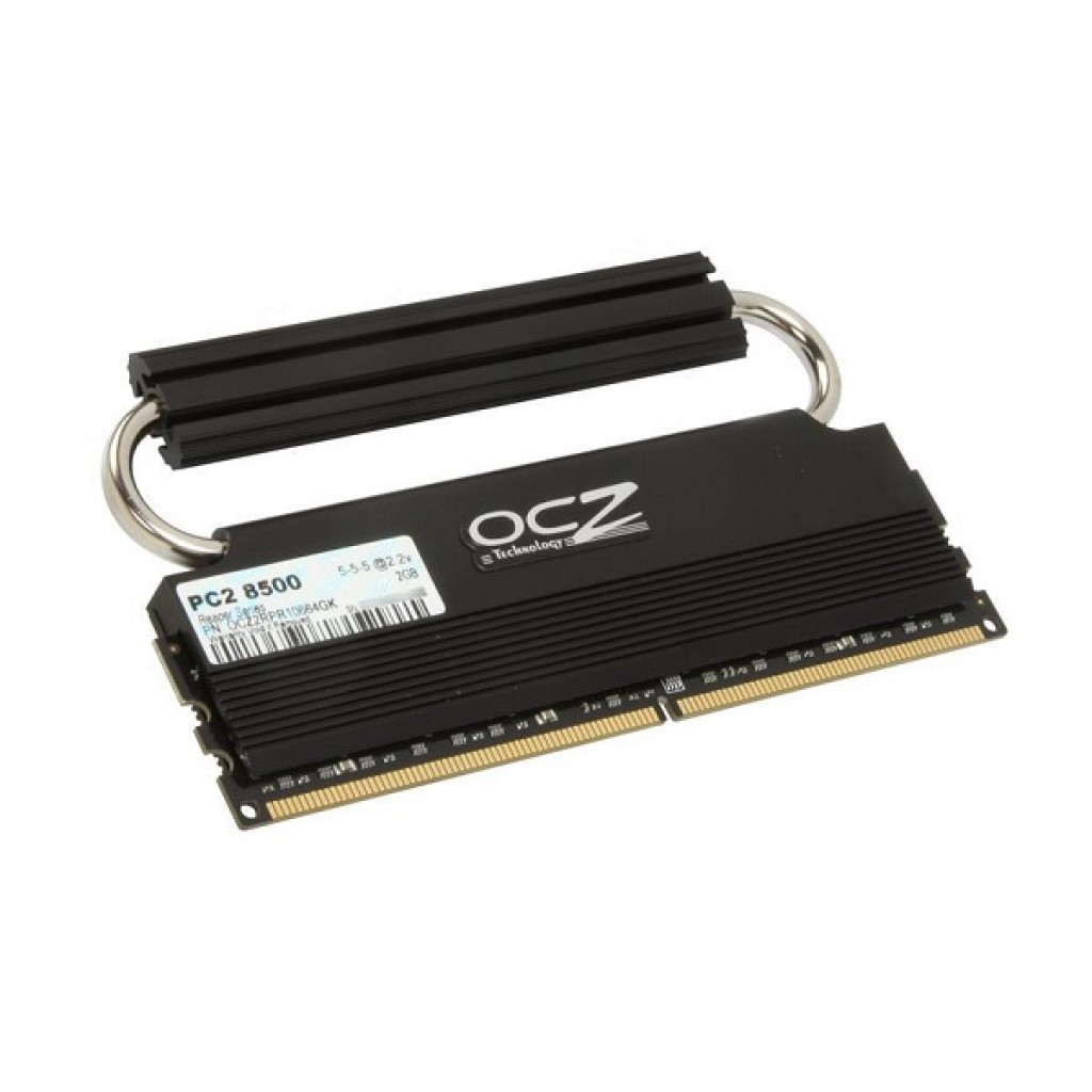 رم کامپیوتر DDR2 تک کاناله 1066 مگاهرتز CL5 او سی زد مدل PC2-8500 ظرفیت 2 گیگابایت رم کامپیوتر DDR2 تک کاناله 1066 مگاهرتز CL5 او سی زد مدل PC2-8500 ظرفیت 2 گیگابایت