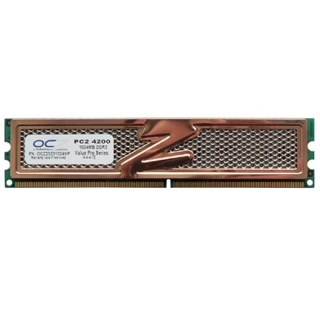 رم کامپیوتر DDR2 تک کاناله 533 مگاهرتز CL4 او سی زد مدل OCZ25331024VP ظرفیت 1 گیگابایت رم کامپیوتر DDR2 تک کاناله 533 مگاهرتز CL4 او سی زد مدل OCZ25331024VP ظرفیت 1 گیگابایت