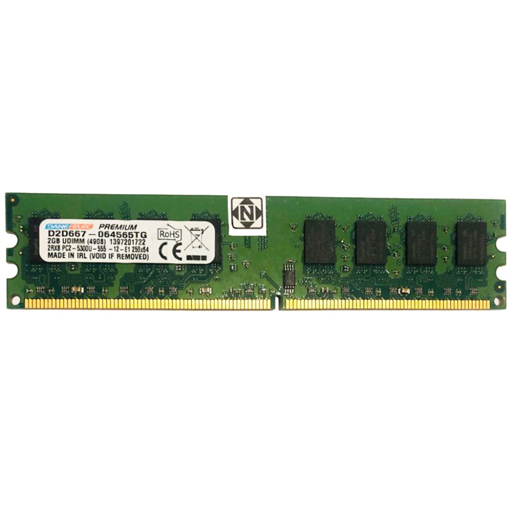 رم کامپیوتر DDR2 تک کاناله 667 مگاهرتز CL5 دن الک مدل PREMIUM ظرفیت 2 گیگابایت رم کامپیوتر DDR2 تک کاناله 667 مگاهرتز CL5 دن الک مدل PREMIUM ظرفیت 2 گیگابایت