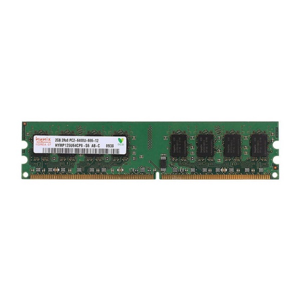رم کامپیوتر DDR2 تک کاناله 667 مگاهرتز CL5 هاینیکس مدل PC2-5300U ظرفیت 2 گیگابایت رم کامپیوتر DDR2 تک کاناله 667 مگاهرتز CL5 هاینیکس مدل PC2-5300U ظرفیت 2 گیگابایت