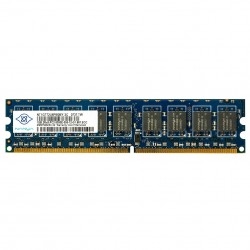 رم کامپیوتر DDR2 تک کاناله 667 مگاهرتز CL5 نانیا مدل NT1GT72U8PB0BY-3C ظرفیت 1 گیگابایت