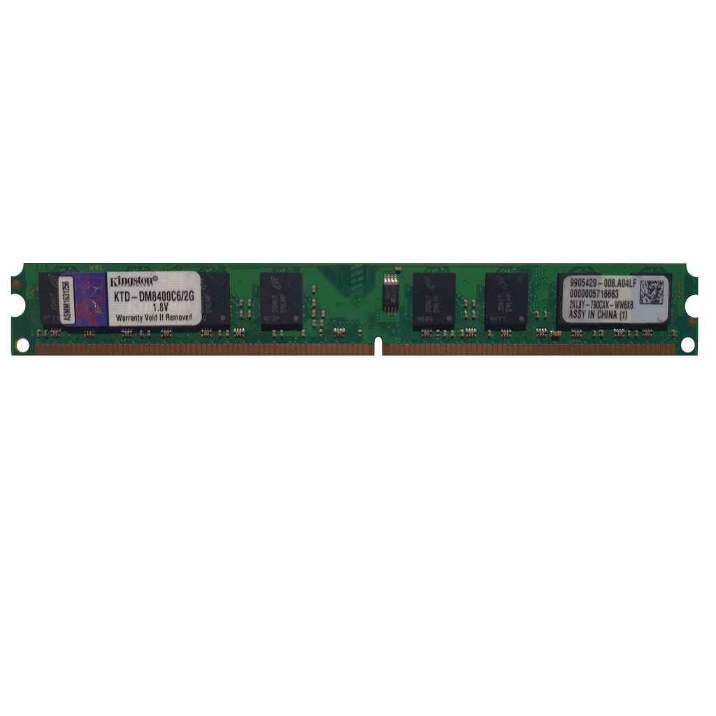 رم کامپیوتر DDR2 تک کاناله 667 مگاهرتز CL6 کینگستون مدل KTD-DM8400C6/2G ظرفیت 2 گیگابایت رم کامپیوتر DDR2 تک کاناله 667 مگاهرتز CL6 کینگستون مدل KTD-DM8400C6/2G ظرفیت 2 گیگابایت