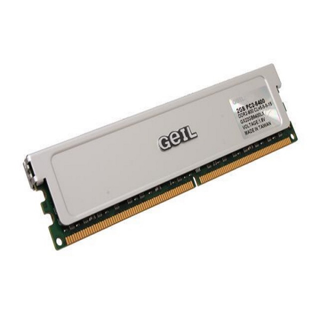 رم کامپیوتر DDR2 تک کاناله 800 مگاهرتز CL5 گیل مدل PC2-6400 ظرفیت 2 گیگابایت رم کامپیوتر DDR2 تک کاناله 800 مگاهرتز CL5 گیل مدل PC2-6400 ظرفیت 2 گیگابایت