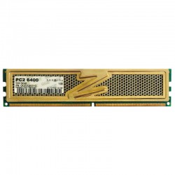 رم کامپیوتر DDR2 تک کاناله 800 مگاهرتز CL5 او سی زد مدل PC2-6400 ظرفیت 1 گیگابایت