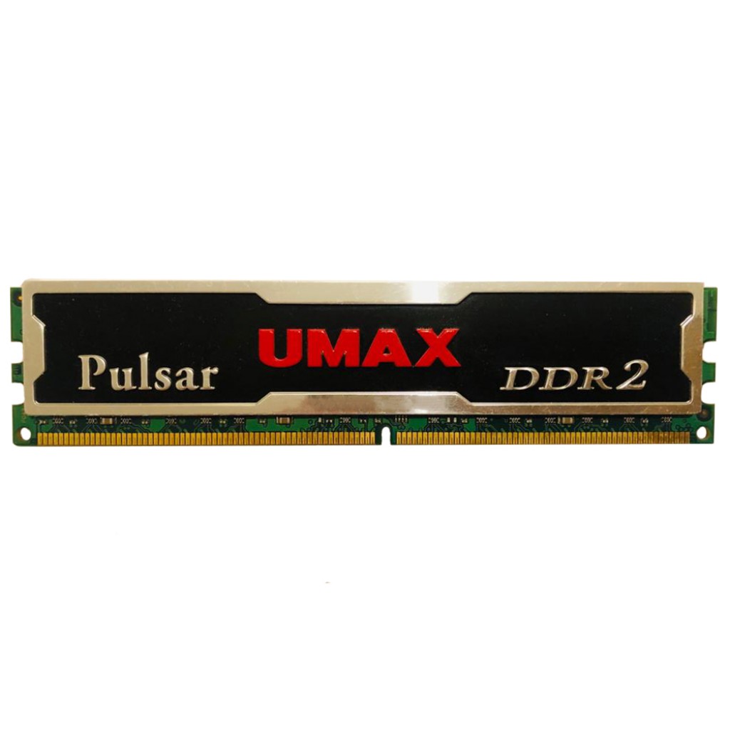 رم کامپیوتر DDR2 تک کاناله 800 مگاهرتز CL5 یومکس مدل PULSAR ظرفیت 1 گیگابایت رم کامپیوتر DDR2 تک کاناله 800 مگاهرتز CL5 یومکس مدل PULSAR ظرفیت 1 گیگابایت