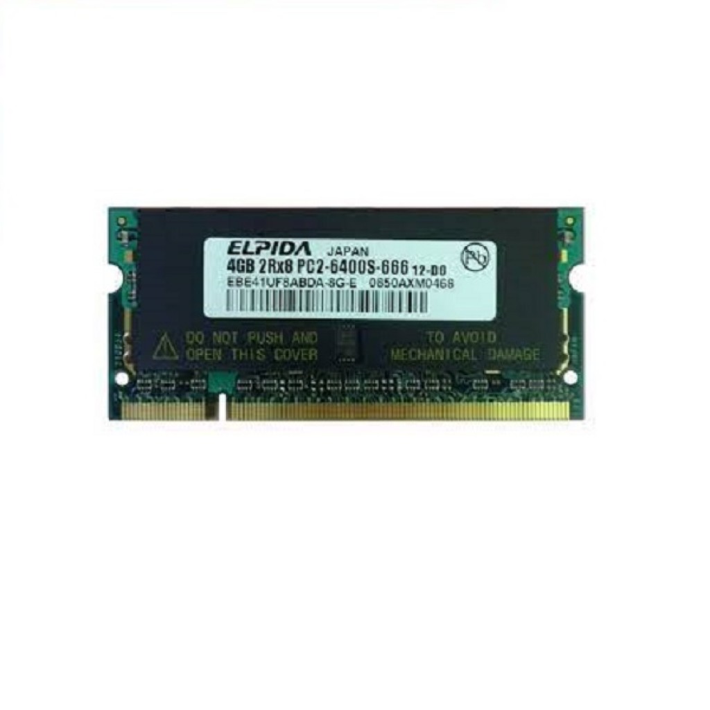 رم لپ تاپ DDR2 تک کاناله 800 مگاهرتز CL6 الپیدا مدل PC2-6400S ظرفیت 4 گیگابایت رم لپ تاپ DDR2 تک کاناله 800 مگاهرتز CL6 الپیدا مدل PC2-6400S ظرفیت 4 گیگابایت