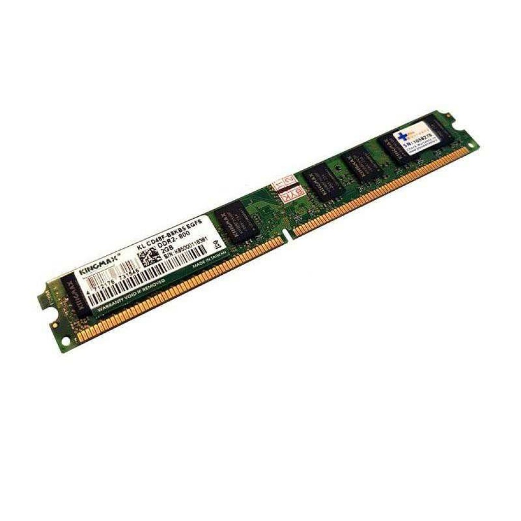 رم کامپیوتر DDR2 تک کاناله 800 مگاهرتز CL6 کینگ مکس مدل KMX800D2N6 ظرفیت 2 گیگابایت رم کامپیوتر DDR2 تک کاناله 800 مگاهرتز CL6 کینگ مکس مدل KMX800D2N6 ظرفیت 2 گیگابایت