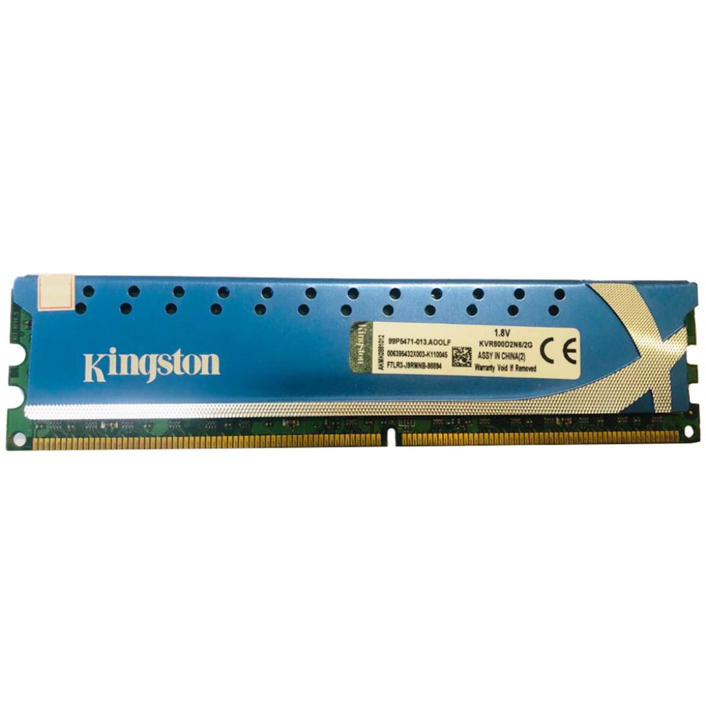 رم کامپیوتر DDR2 تک کاناله 800 مگاهرتز CL6 کینگستون مدل HYPREX GENESIS ظرفیت 2 گیگابایت رم کامپیوتر DDR2 تک کاناله 800 مگاهرتز CL6 کینگستون مدل HYPREX GENESIS ظرفیت 2 گیگابایت