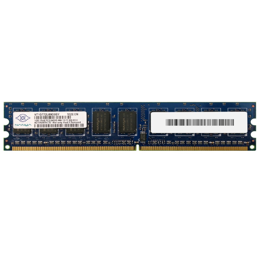 رم کامپیوتر DDR2 تک کاناله 800 مگاهرتز CL6 نانیا مدل NT1GT72U89D0BY ظرفیت 1 گیگابایت رم کامپیوتر DDR2 تک کاناله 800 مگاهرتز CL6 نانیا مدل NT1GT72U89D0BY ظرفیت 1 گیگابایت