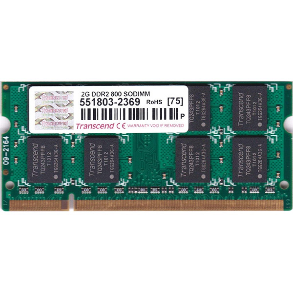 رم کامپیوتر DDR2 تک کاناله 800 مگاهرتز CL6 ترنسند مدل PC2 6400 ظرفیت 2 گیگابایت رم کامپیوتر DDR2 تک کاناله 800 مگاهرتز CL6 ترنسند مدل PC2 6400 ظرفیت 2 گیگابایت