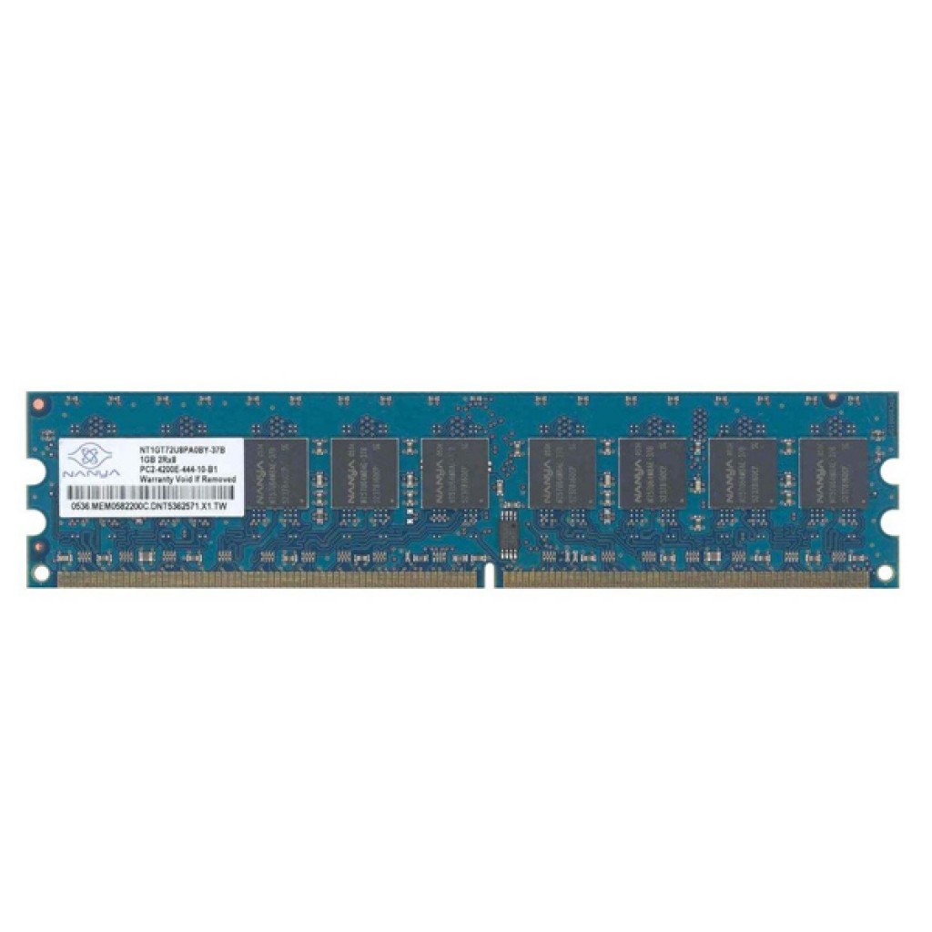 رم کامپیوتر DDR2 تک کاناله 533 مگاهرتز CL4 نانیا مدل NT2GT64 ظرفیت 2 گیگابایت رم کامپیوتر DDR2 تک کاناله 533 مگاهرتز CL4 نانیا مدل NT2GT64 ظرفیت 2 گیگابایت