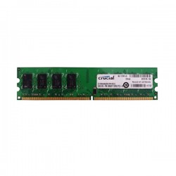 رم کامپیوتر DDR2 تک کاناله 667 مگاهرتز CL5 کروشیال مدل PC2-5300 ظرفیت 2 گیگابایت