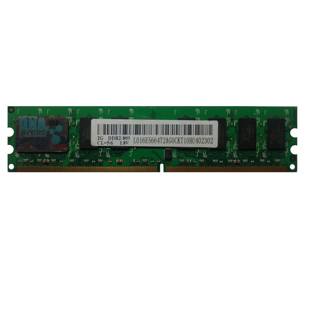 رم کامپیوتر DDR2 تک کاناله 800 مگاهرتز گیل ظرفیت 2 گیگابایت رم کامپیوتر DDR2 تک کاناله 800 مگاهرتز گیل ظرفیت 2 گیگابایت