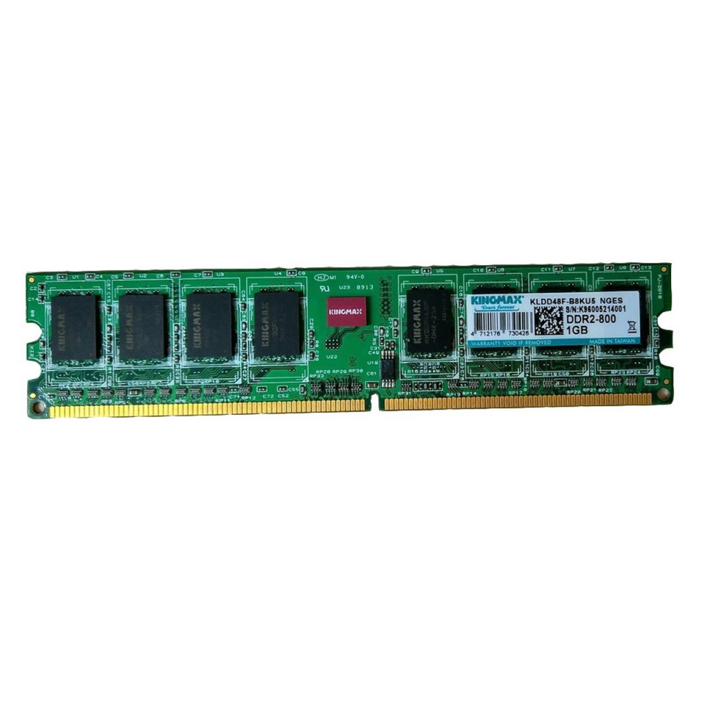 رم کامپیوتر DDR2 تک کاناله 800 مگاهرتز کینگ مکس ظرفیت 1 گیگابایت رم کامپیوتر DDR2 تک کاناله 800 مگاهرتز کینگ مکس ظرفیت 1 گیگابایت