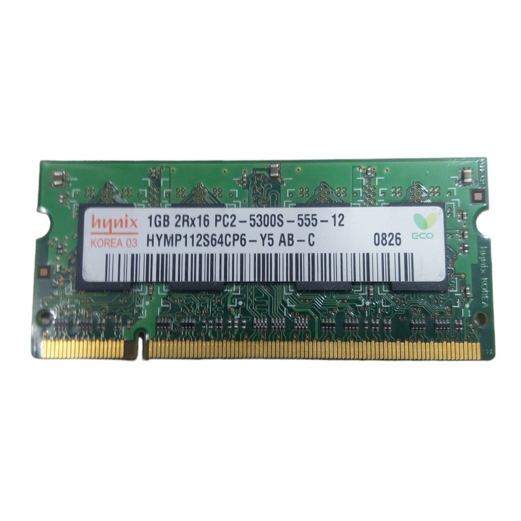 رم لپ تاپ DDR2 تک کاناله 555 مگاهرتز 5300s هاینیکس مدل PC2 ظرفیت 1 گیگابایت رم لپ تاپ DDR2 تک کاناله 555 مگاهرتز 5300s هاینیکس مدل PC2 ظرفیت 1 گیگابایت
