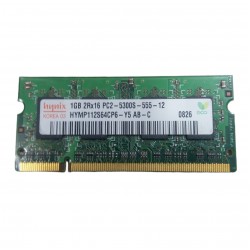 رم لپ تاپ DDR2 تک کاناله 555 مگاهرتز 5300s هاینیکس مدل PC2 ظرفیت 1 گیگابایت