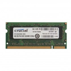 رم لپ تاپ DDR2 تک کاناله 800 مگاهرتز 6400 کروشیال مدل PC2 ظرفیت 4 گیگابایت