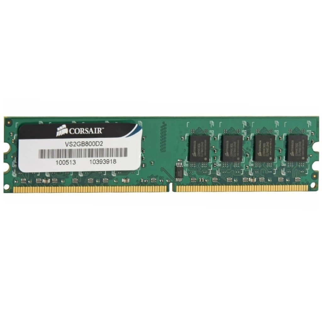 رم کامپیوتر DDR2 تک کاناله 800 مگاهرتز CL5 کورسیر مدل VS2GB800D2 ظرفیت 2 گیگابایت رم کامپیوتر DDR2 تک کاناله 800 مگاهرتز CL5 کورسیر مدل VS2GB800D2 ظرفیت 2 گیگابایت