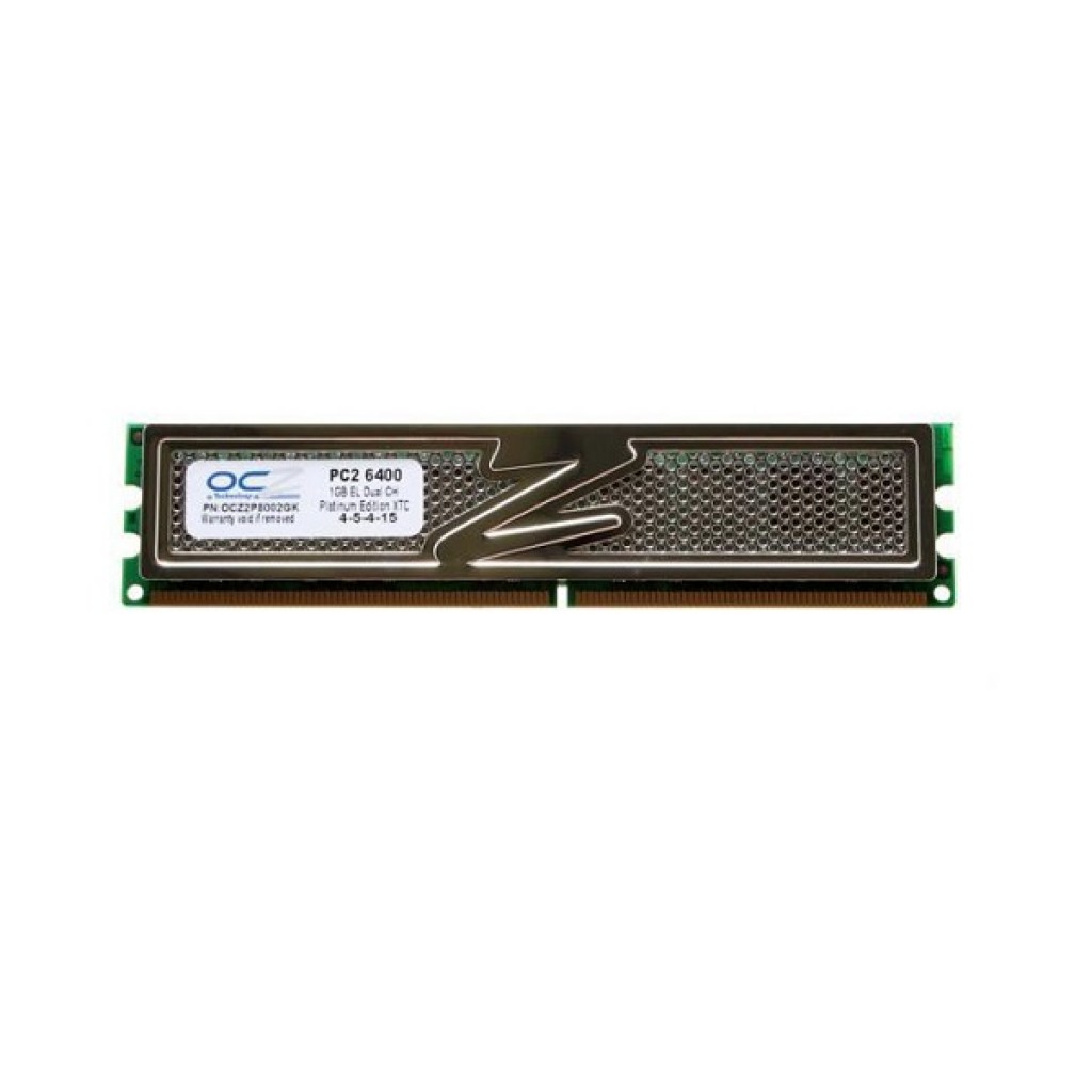 رم کامپیوتر DDR2 تک کاناله 800 مگاهرتز CL5 او سی زد مدل PC2-6400 GOLD ظرفیت 2 گیگابایت رم کامپیوتر DDR2 تک کاناله 800 مگاهرتز CL5 او سی زد مدل PC2-6400 GOLD ظرفیت 2 گیگابایت