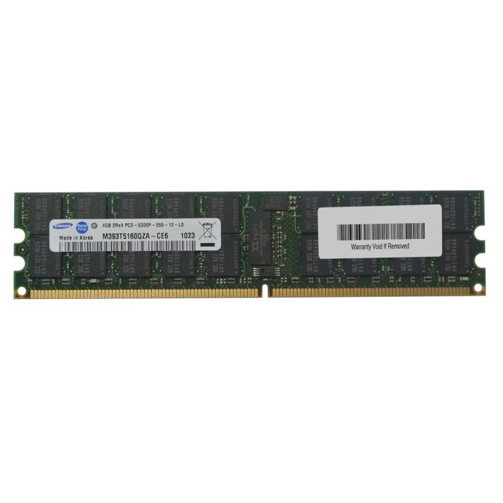 رم سرور DDR2 تک کاناله 667 مگاهرتز CL5 سامسونگ مدل M393T5160QZA-CE6 ظرفیت 4 گیگابایت رم سرور DDR2 تک کاناله 667 مگاهرتز CL5 سامسونگ مدل M393T5160QZA-CE6 ظرفیت 4 گیگابایت