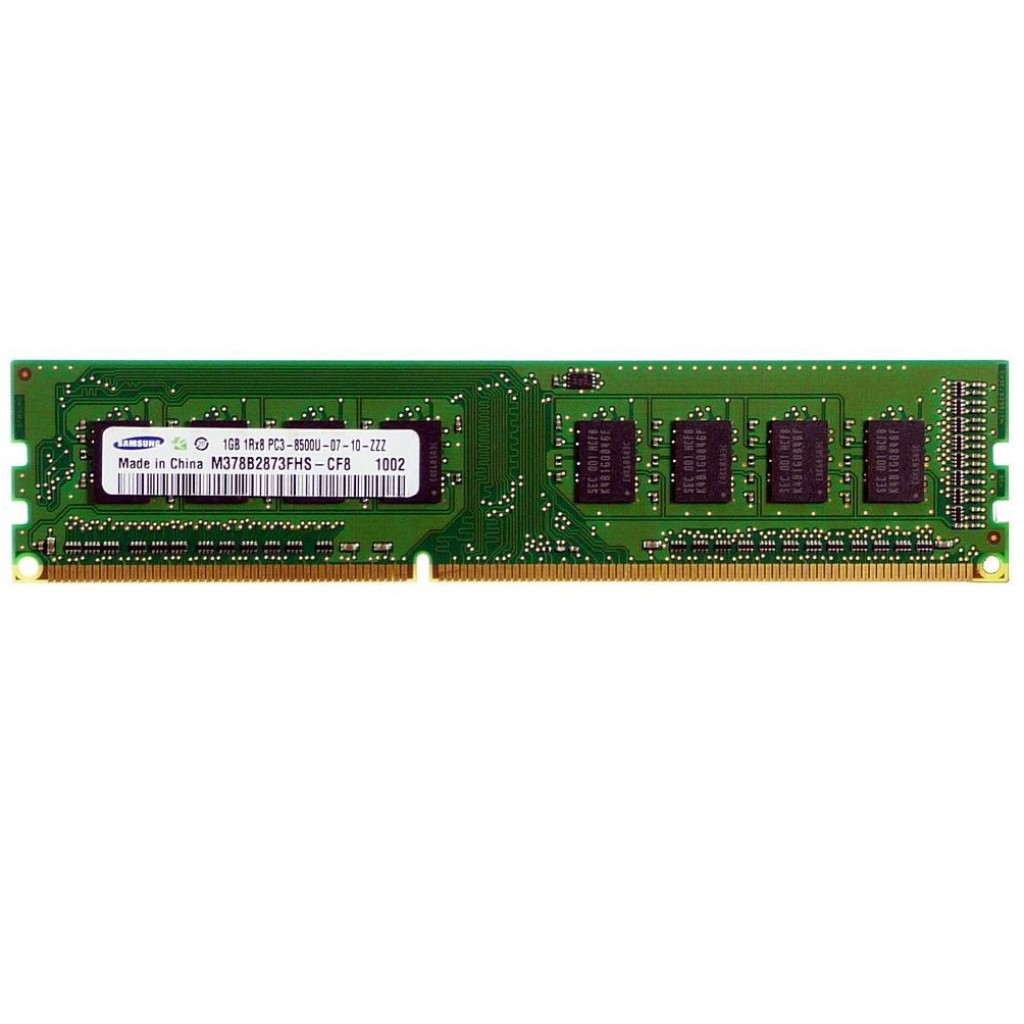 رم کامپیوتر DDR3 تک کاناله 1066 مگاهرتز CL7 سامسونگ مدل M378B2873FHS-CF8 ظرفیت 1 گیگابایت رم کامپیوتر DDR3 تک کاناله 1066 مگاهرتز CL7 سامسونگ مدل M378B2873FHS-CF8 ظرفیت 1 گیگابایت