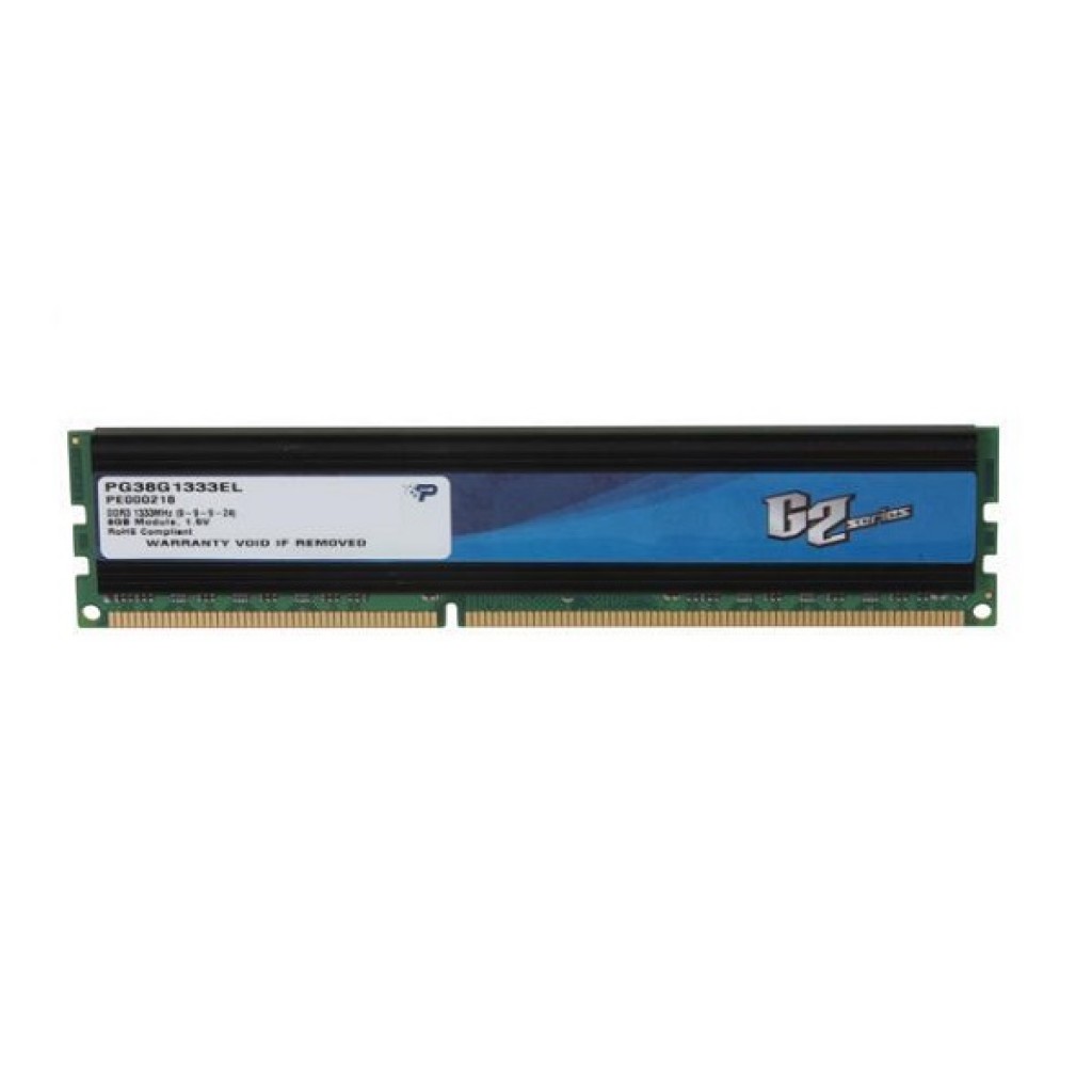 رم کامپیوتر DDR3 تک کاناله 1333 مگاهرتز CL9 پاتریوت مدل G2 ظرفیت 4 گیگابایت رم کامپیوتر DDR3 تک کاناله 1333 مگاهرتز CL9 پاتریوت مدل G2 ظرفیت 4 گیگابایت