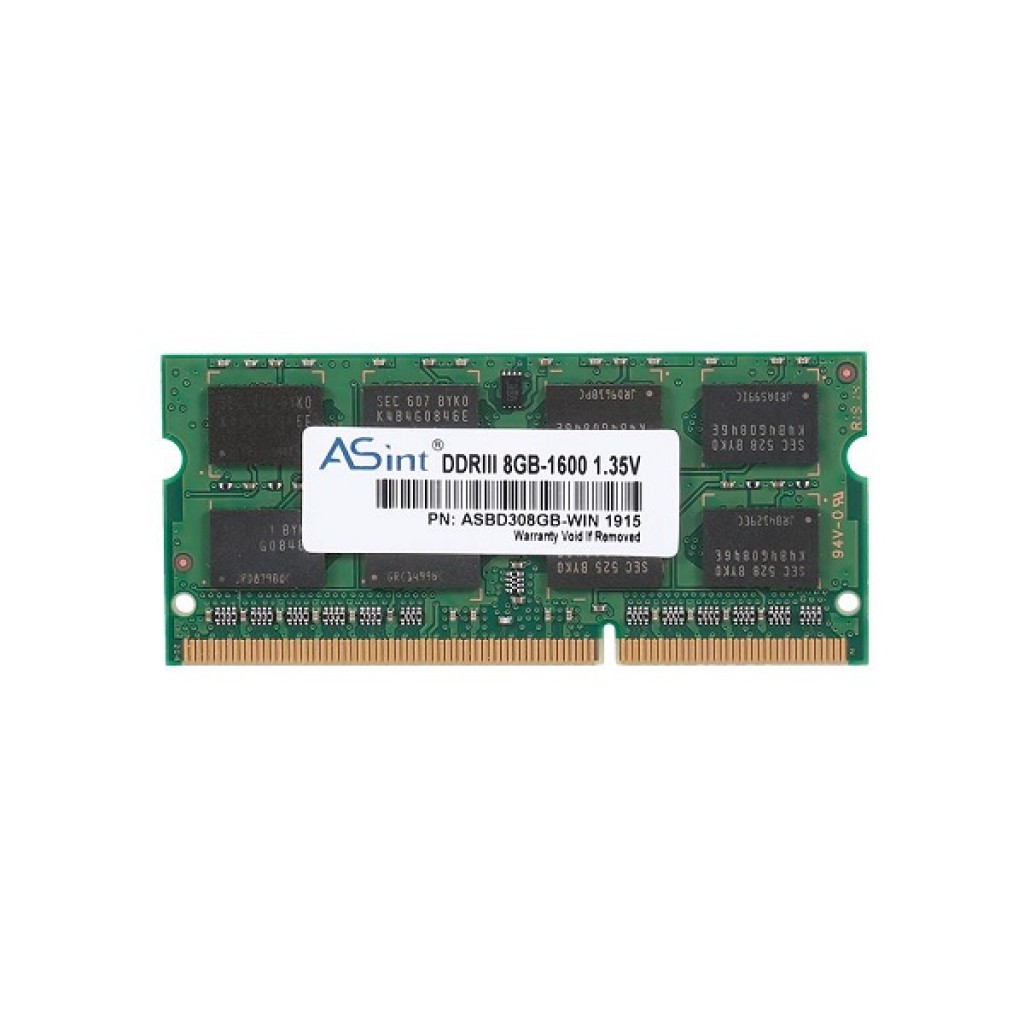 رم لپ تاپ DDR3 تک کاناله 1600 مگاهرتز ایسنت مدل PC3-12800 ظرفیت 4 گیگابایت رم لپ تاپ DDR3 تک کاناله 1600 مگاهرتز ایسنت مدل PC3-12800 ظرفیت 4 گیگابایت