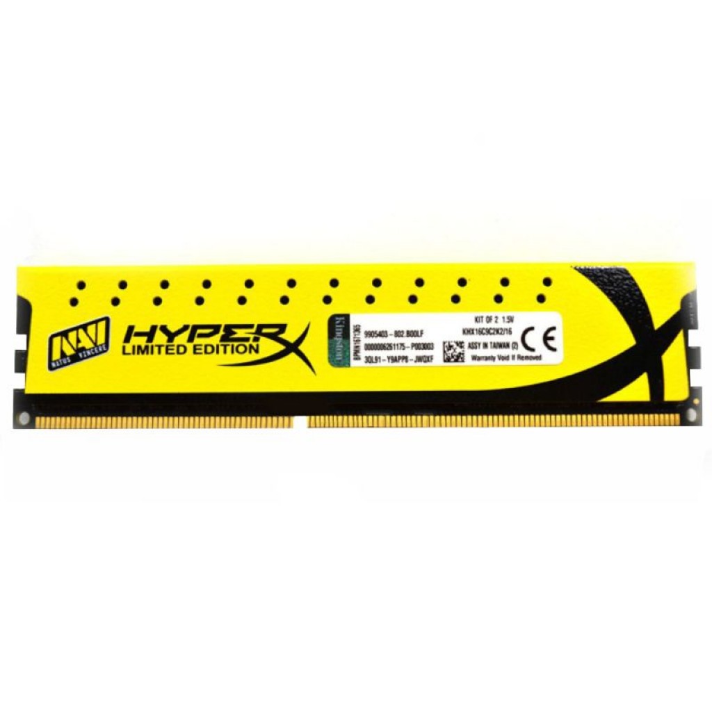 رم کامپیوتر DDR3 تک کاناله 1600 مگاهرتز CL10 هایپرایکس مدل Navi ظرفیت 4 گیگابایت رم کامپیوتر DDR3 تک کاناله 1600 مگاهرتز CL10 هایپرایکس مدل Navi ظرفیت 4 گیگابایت