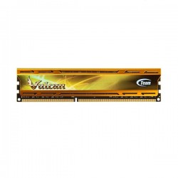 رم کامپیوتر DDR3 تک کاناله 1600 مگاهرتز CL10 تیم گروپ مدل VULKAN PC3-12800 ظرفیت 4 گیگابایت