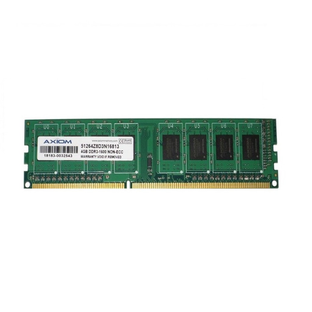 رم کامپیوتر DDR3 تک کاناله 1600 مگاهرتز CL11 اکسیوم مدل PC3-12800 8X ظرفیت 4 گیگابایت رم کامپیوتر DDR3 تک کاناله 1600 مگاهرتز CL11 اکسیوم مدل PC3-12800 8X ظرفیت 4 گیگابایت