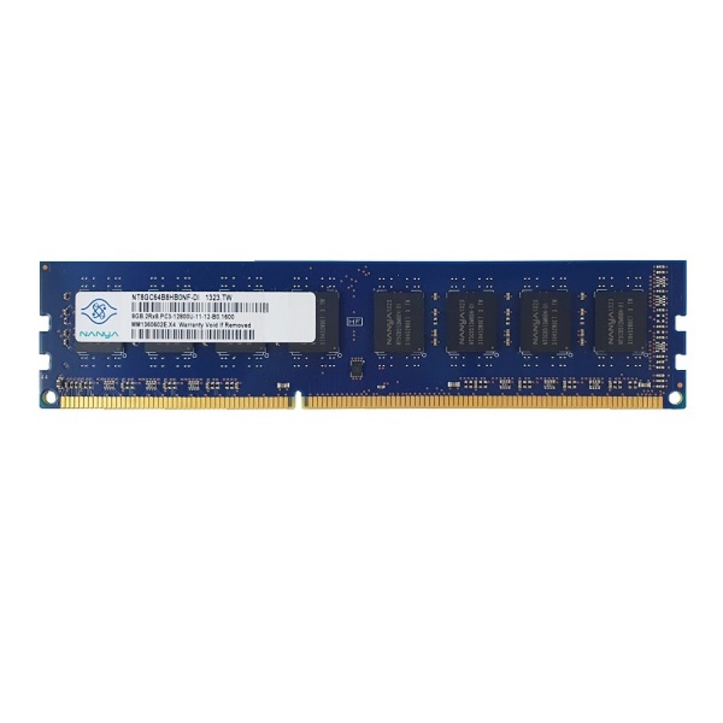 رم کامپیوتر DDR3 تک کاناله 1600 مگاهرتز CL11 نانیا مدل PC3-12800 ظرفیت 8 گیگابایت رم کامپیوتر DDR3 تک کاناله 1600 مگاهرتز CL11 نانیا مدل PC3-12800 ظرفیت 8 گیگابایت