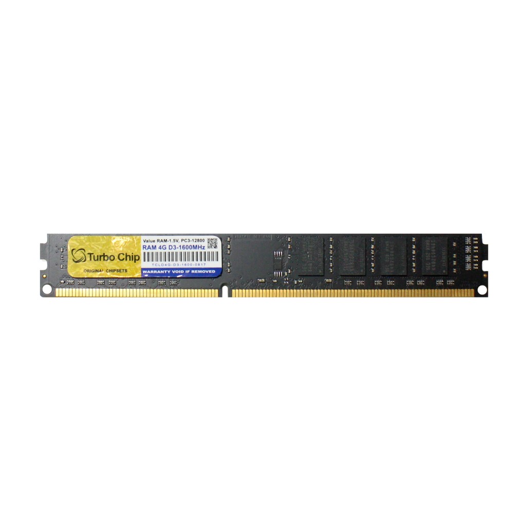 رم کامپیوتر DDR3 تک کاناله 1600 مگاهرتز CL11 توربوچیپ مدل TCLD4G-D3-1600 ظرفیت 4 گیگابایت رم کامپیوتر DDR3 تک کاناله 1600 مگاهرتز CL11 توربوچیپ مدل TCLD4G-D3-1600 ظرفیت 4 گیگابایت