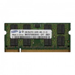 رم کامپیوتر DDR3 تک کاناله 6400 مگاهرتز سامسونگ مدل SO-DIMM ظرفیت 2 گیگابایت