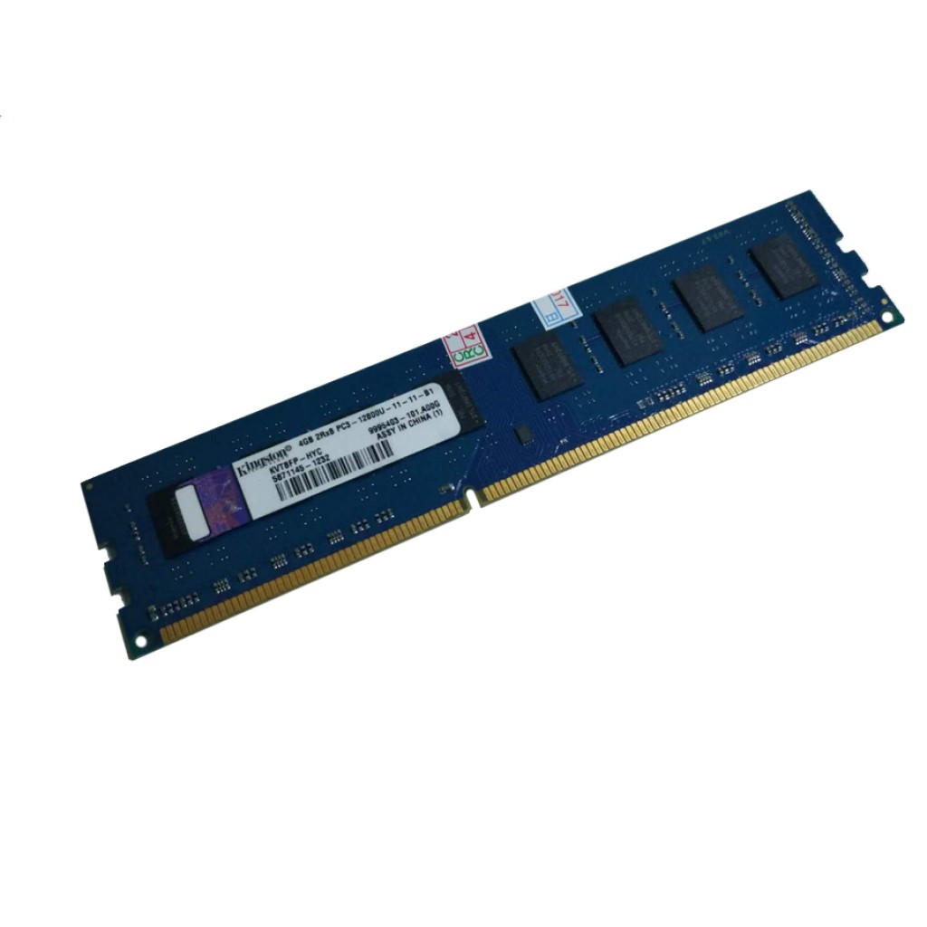 رم کامپیوتر DDR3 تک کاناله 1333 مگاهرتز CL11 کینگستون مدلKTH ظرفیت 4 گیگابایت رم کامپیوتر DDR3 تک کاناله 1333 مگاهرتز CL11 کینگستون مدلKTH ظرفیت 4 گیگابایت