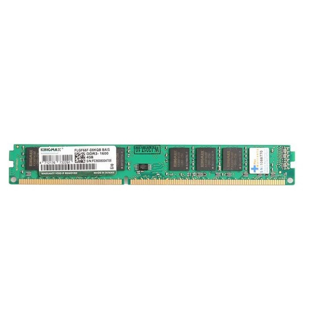 رم کامپیوتر DDR3 تک کاناله 1333 مگاهرتز CL9 کینگ مکس مدل FLGF65F ظرفیت 4 گیگابایت رم کامپیوتر DDR3 تک کاناله 1333 مگاهرتز CL9 کینگ مکس مدل FLGF65F ظرفیت 4 گیگابایت