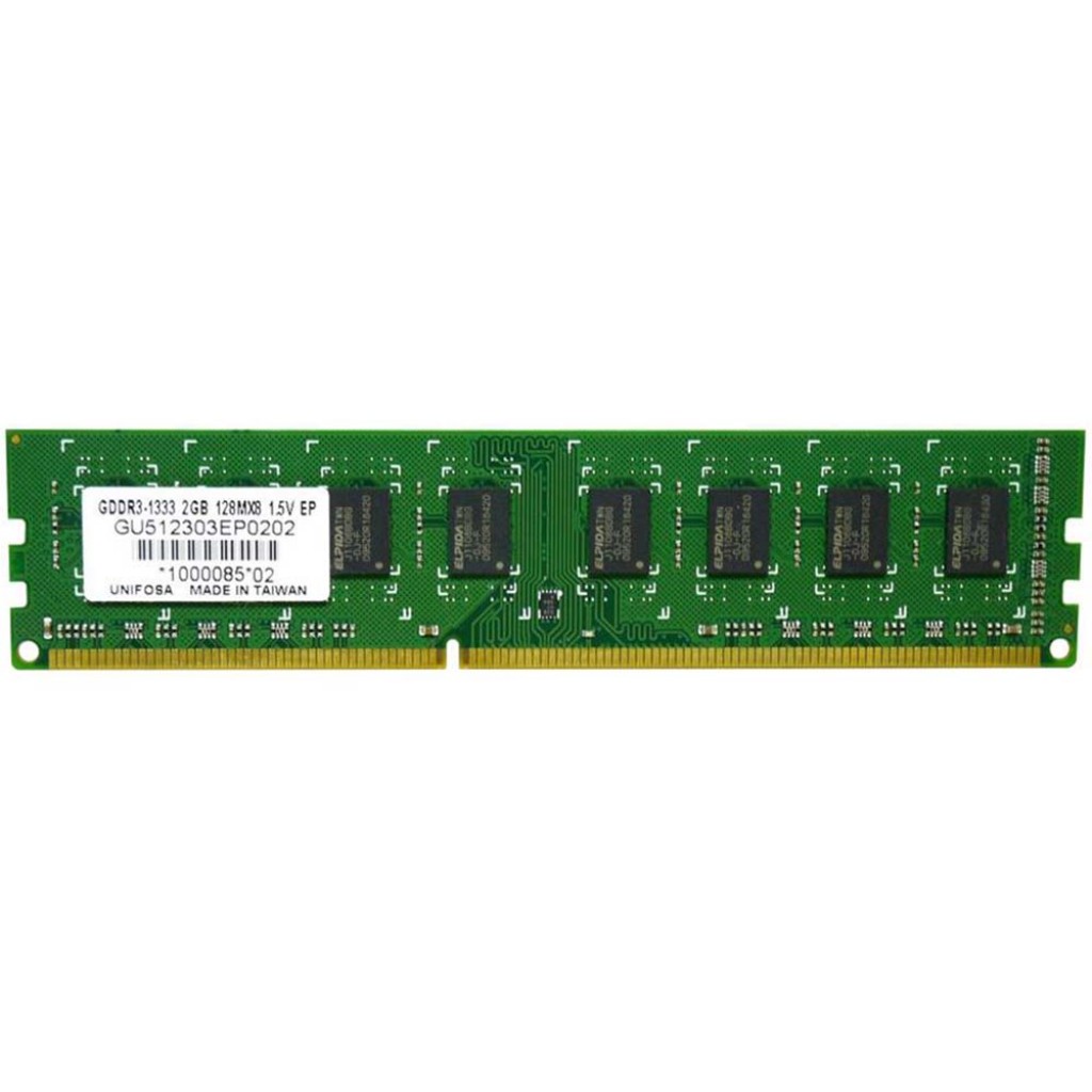 رم کامپیوتر DDR3 تک کاناله 1333 مگاهرتز CL9 یونیفوسا مدل GU512303EP0202 ظرفیت 2 گیگابایت رم کامپیوتر DDR3 تک کاناله 1333 مگاهرتز CL9 یونیفوسا مدل GU512303EP0202 ظرفیت 2 گیگابایت