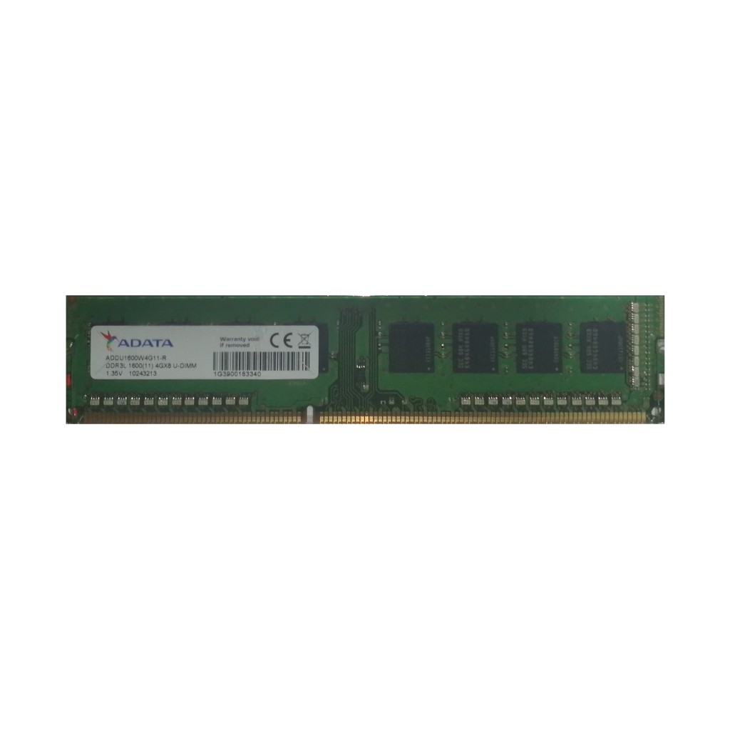 رم کامپیوتر DDR3 تک کاناله 1600 مگاهرتز ای دیتا مدل PC3L-12800 ظرفیت 4 گیگابایت رم کامپیوتر DDR3 تک کاناله 1600 مگاهرتز ای دیتا مدل PC3L-12800 ظرفیت 4 گیگابایت