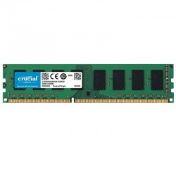 رم کامپیوتر DDR3 تک کاناله 1600 مگاهرتز CL11 کروشیال مدل UDIMM ظرفیت 4 گیگابایت