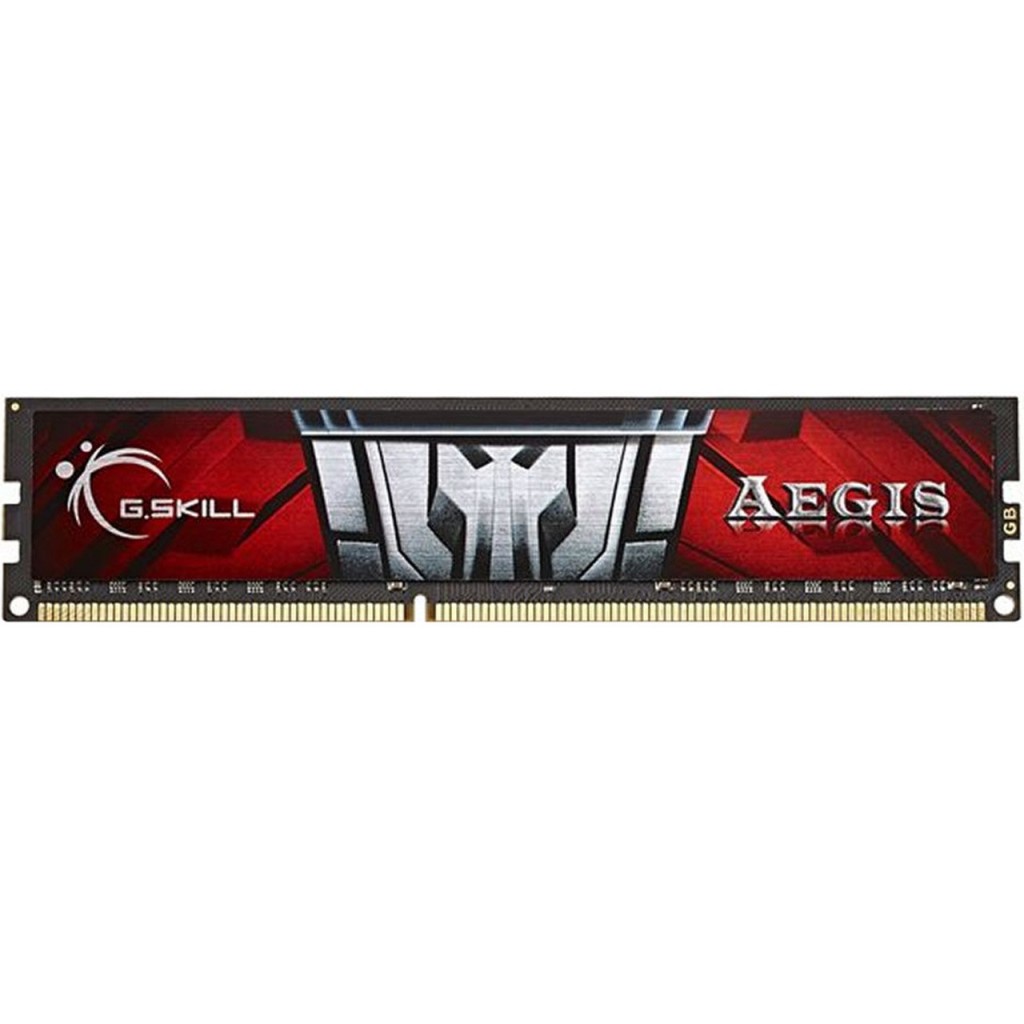 رم کامپیوتر DDR3 تک کاناله 1600 مگاهرتز CL11 جی اسکیل مدل AEGIS ظرفیت 4 گیگابایت رم کامپیوتر DDR3 تک کاناله 1600 مگاهرتز CL11 جی اسکیل مدل AEGIS ظرفیت 4 گیگابایت