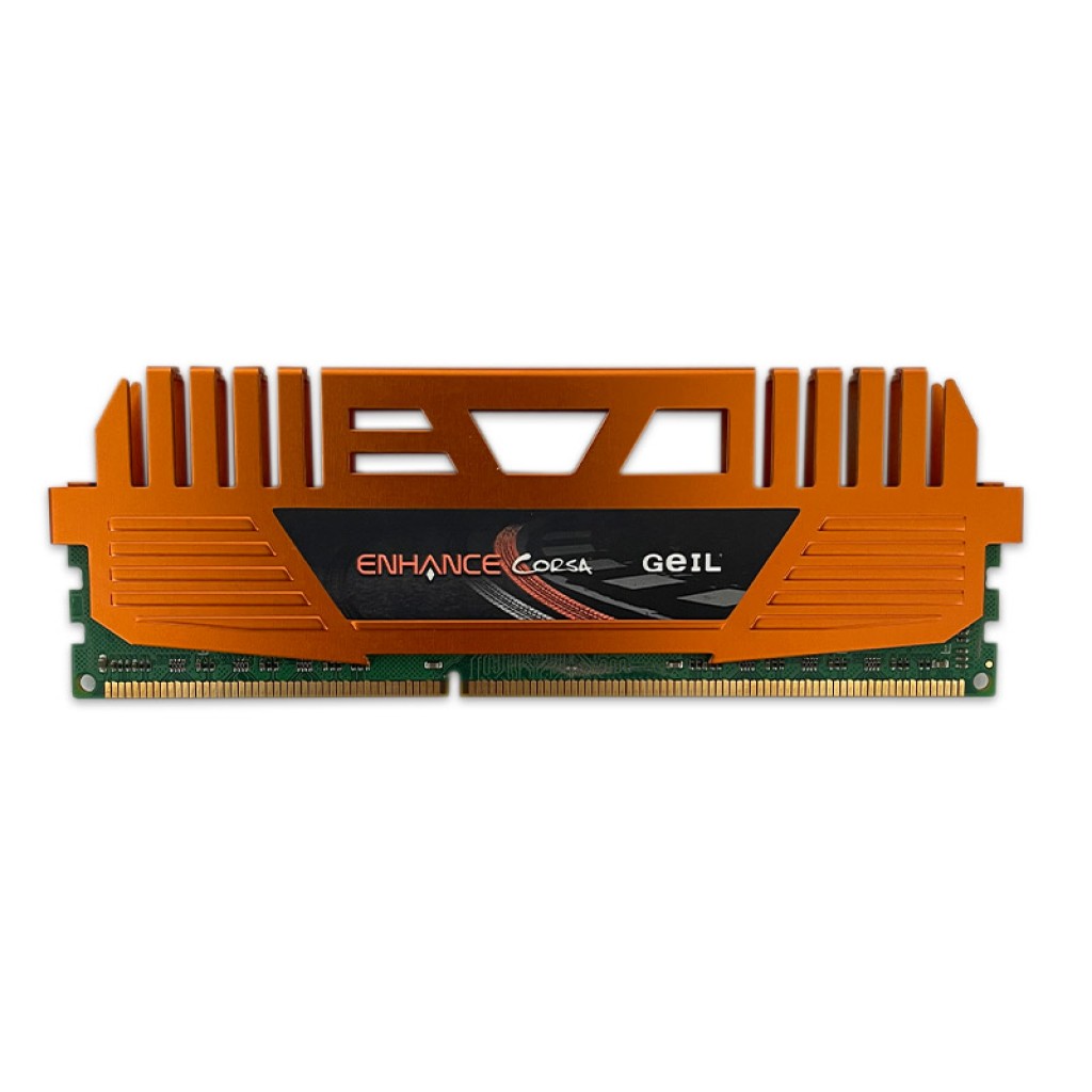 رم کامپیوتر DDR3 تک کاناله 1600 مگاهرتز CL9 گیل مدل ENHANCE CORSA ظرفیت 4 گیگابایت رم کامپیوتر DDR3 تک کاناله 1600 مگاهرتز CL9 گیل مدل ENHANCE CORSA ظرفیت 4 گیگابایت