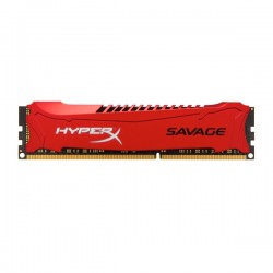 رم کامپیوتر DDR3 تک کاناله 1600 مگاهرتز CL9 هایپرایکس مدل SAVAGE-RED ظرفیت 4 گیگابایت