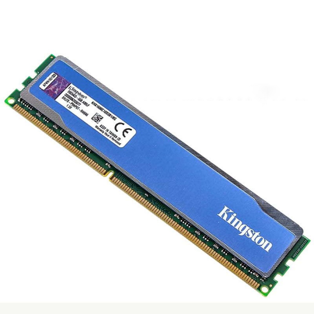 رم کامپیوتر DDR3 تک کاناله 1600 مگاهرتز CL9 کینگستون مدل HYPERX BLUE ظرفیت 8 گیگابایت رم کامپیوتر DDR3 تک کاناله 1600 مگاهرتز CL9 کینگستون مدل HYPERX BLUE ظرفیت 8 گیگابایت
