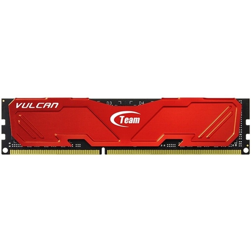 رم کامپیوتر DDR3 تک کاناله 1600 مگاهرتز CL9 تیم گروپ مدل Vulcan ظرفیت 4 گیگابایت رم کامپیوتر DDR3 تک کاناله 1600 مگاهرتز CL9 تیم گروپ مدل Vulcan ظرفیت 4 گیگابایت